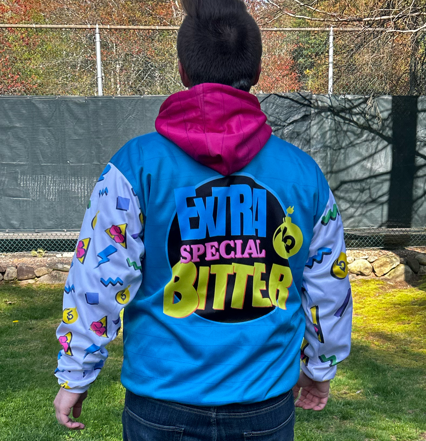 Old Skool DYE SUB All-over print hoodie LIMITED RELEASE