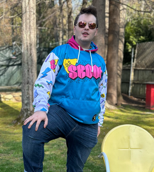 Old Skool DYE SUB All-over print hoodie LIMITED RELEASE