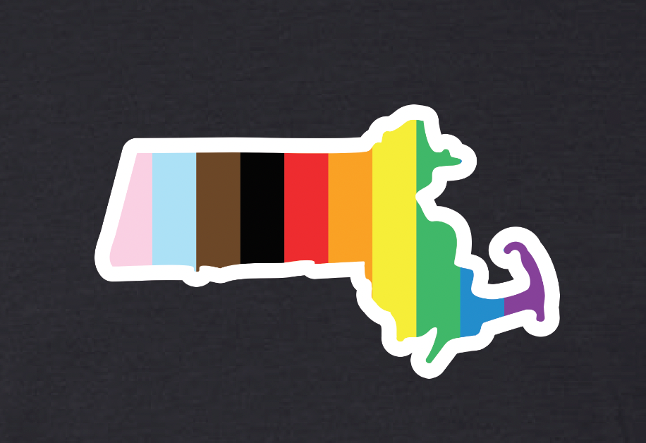 Rainbow Graphic Mass Short Sleeve T-shirt