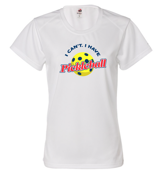 I can't. I have Pickleball Womens Performance T-Shirt