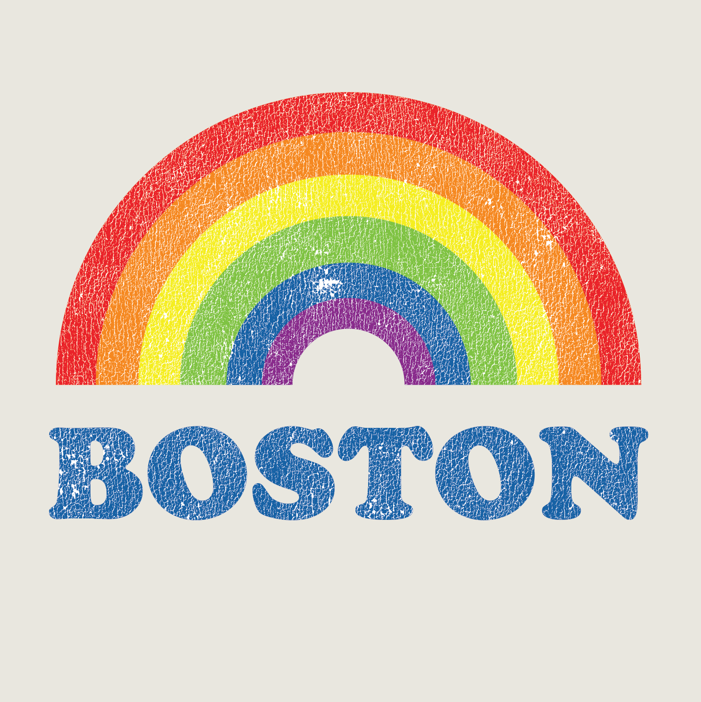 Boston Rainbow Hoodie