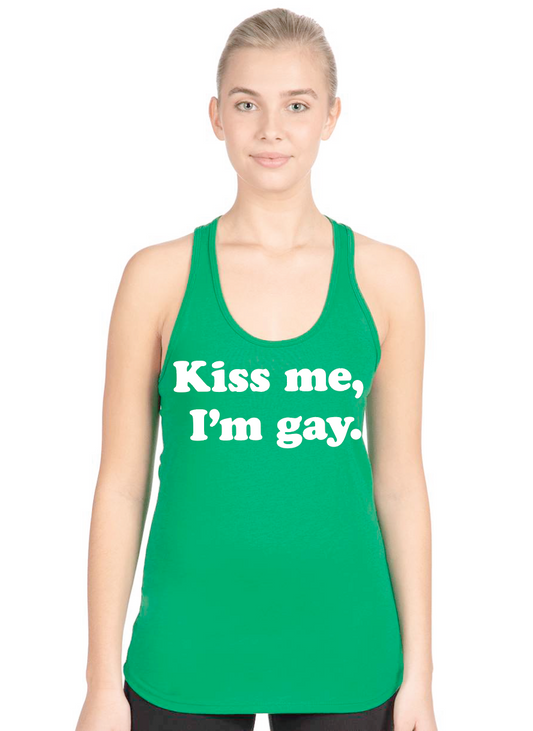 Kiss Me I'm Gay Tank Top