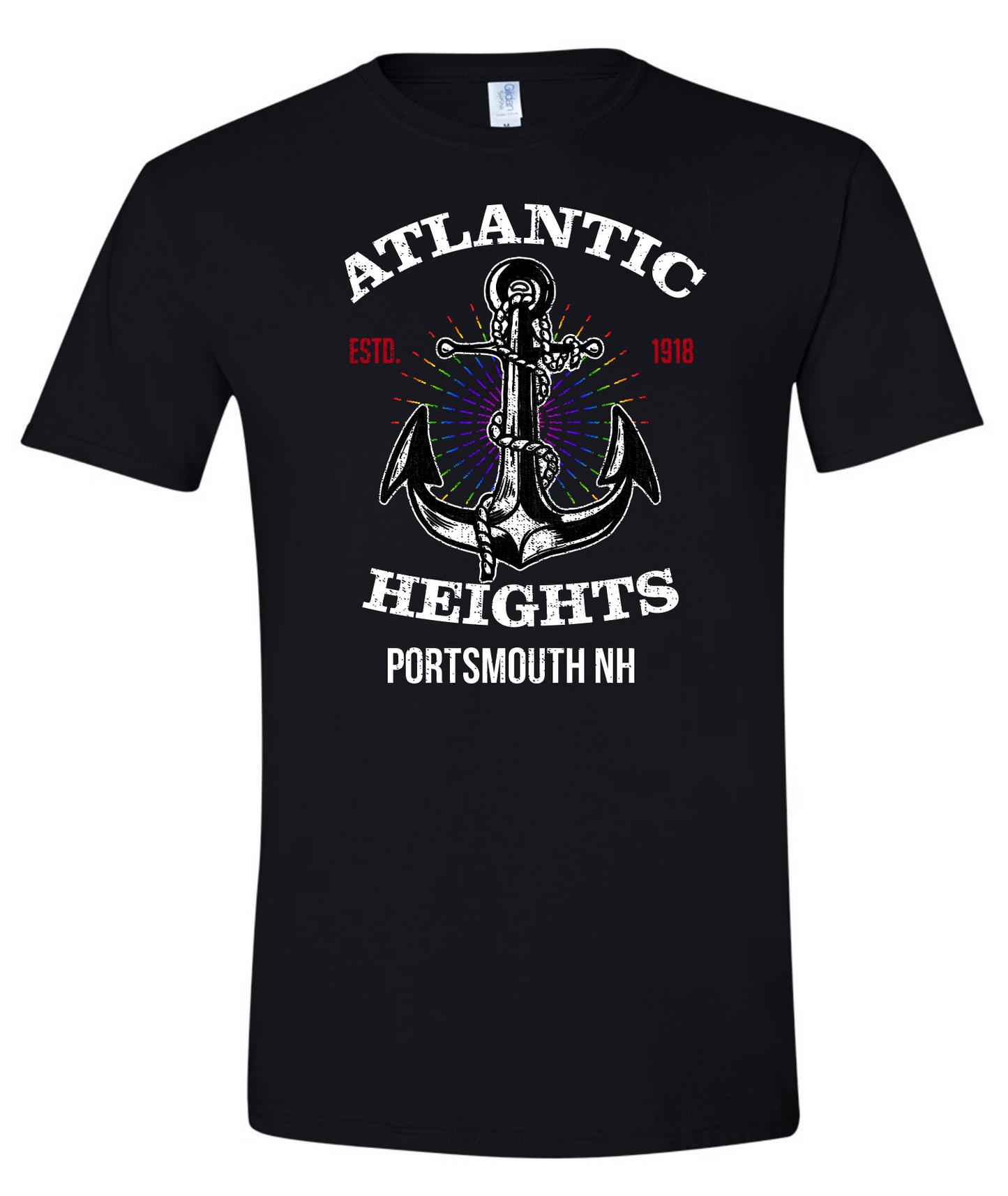 Atlantic Heights Portsmouth NH Short Sleeve T-shirt PRIDE Edition