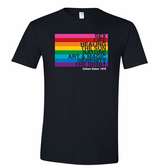 Gilbert Baker Short Sleeve T-shirt