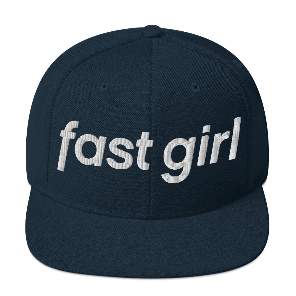 FAST GIRL Snapback Hat