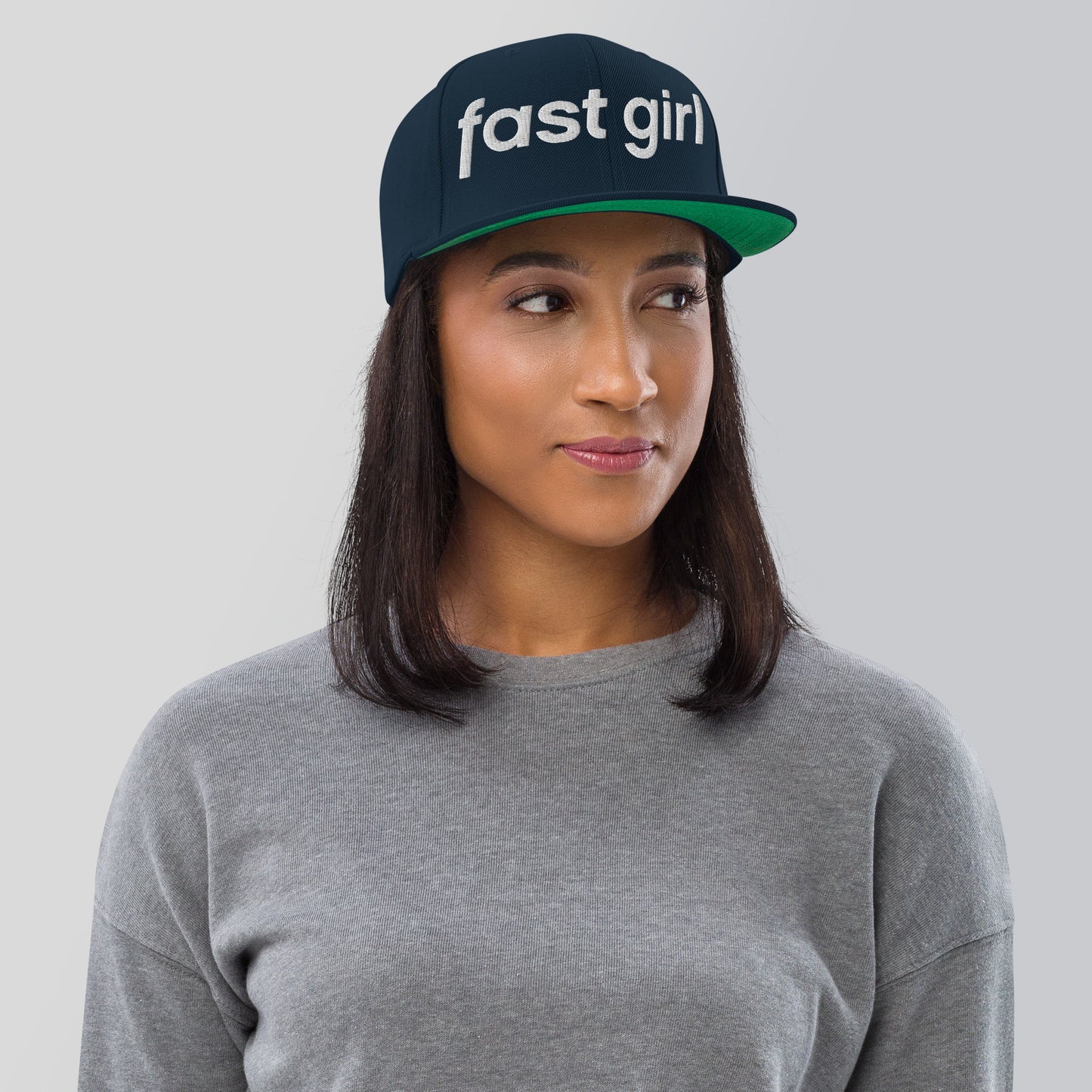 FAST GIRL Snapback Hat