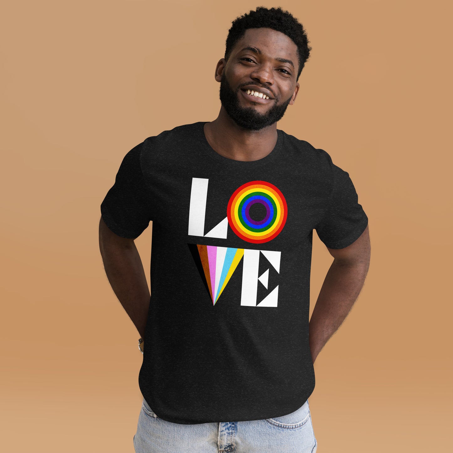LOVE LGBTQIA+ Unisex t-shirt