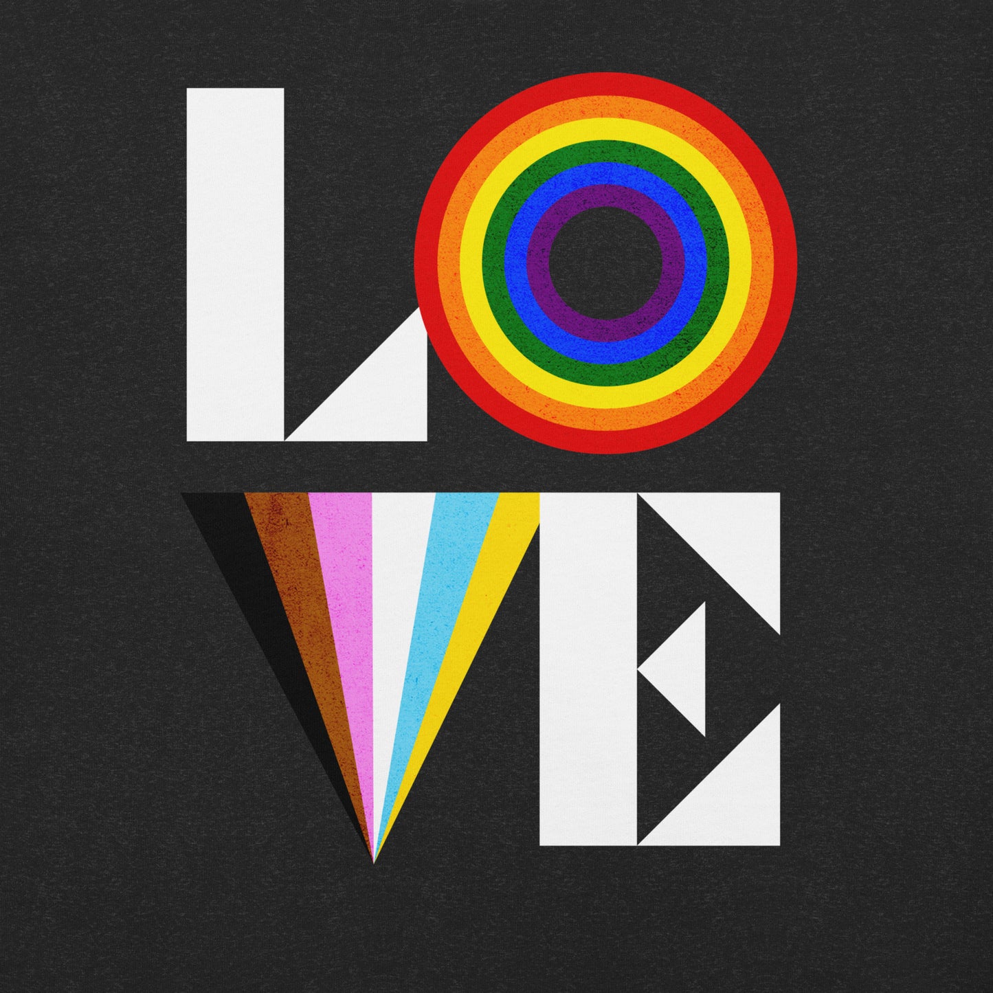 LOVE LGBTQIA+ Unisex t-shirt