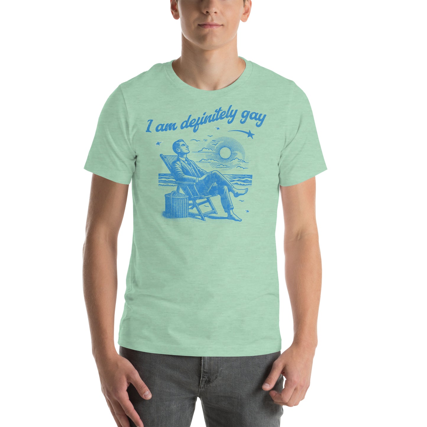 I am definitely gay Unisex t-shirt