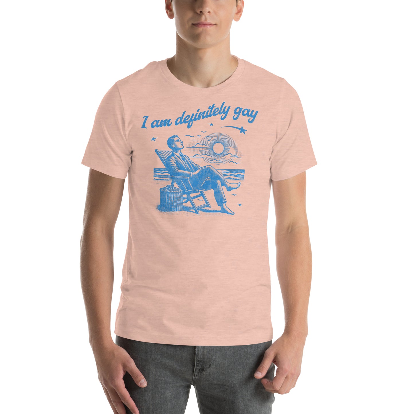 I am definitely gay Unisex t-shirt