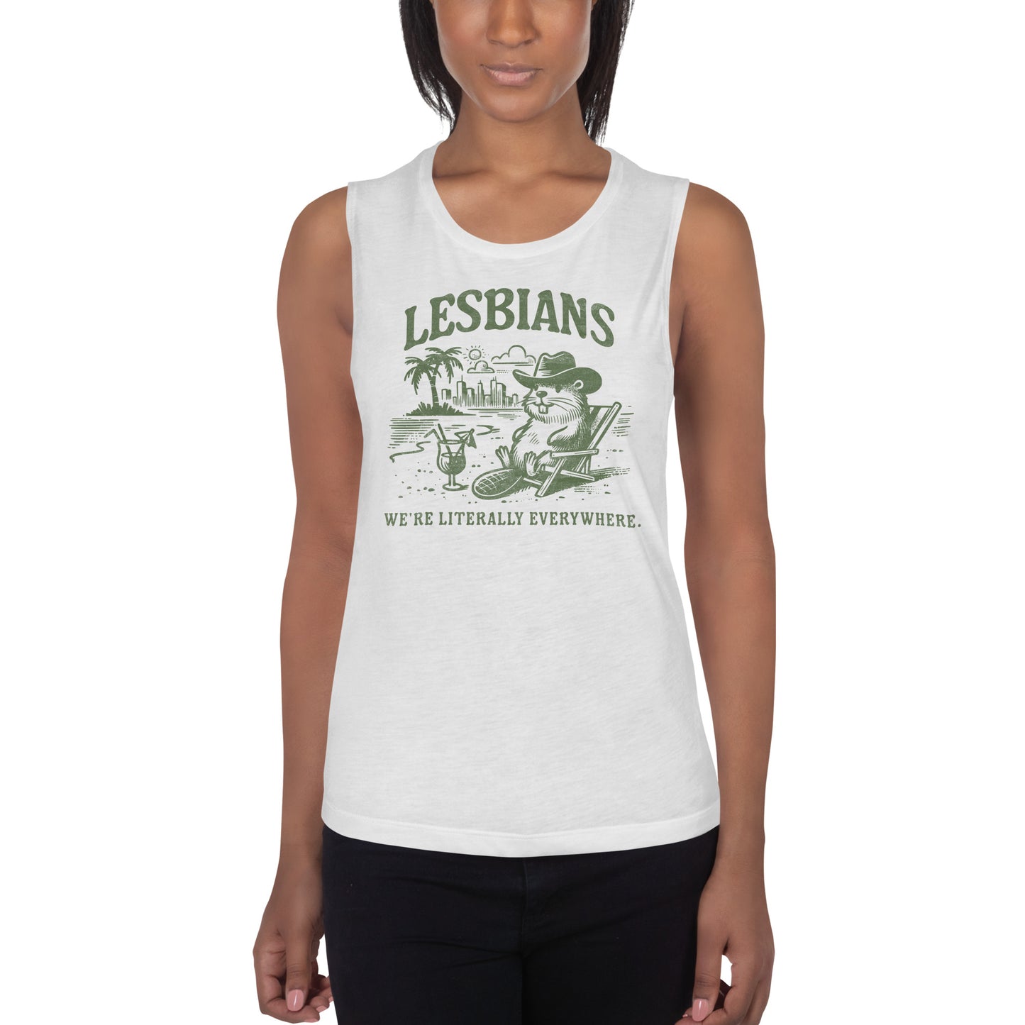 LESBIANS Ladies’ Muscle Tank