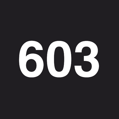 603 NH area code