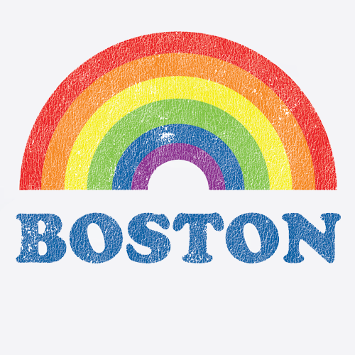 Boston Rainbow Short Sleeve T-shirt