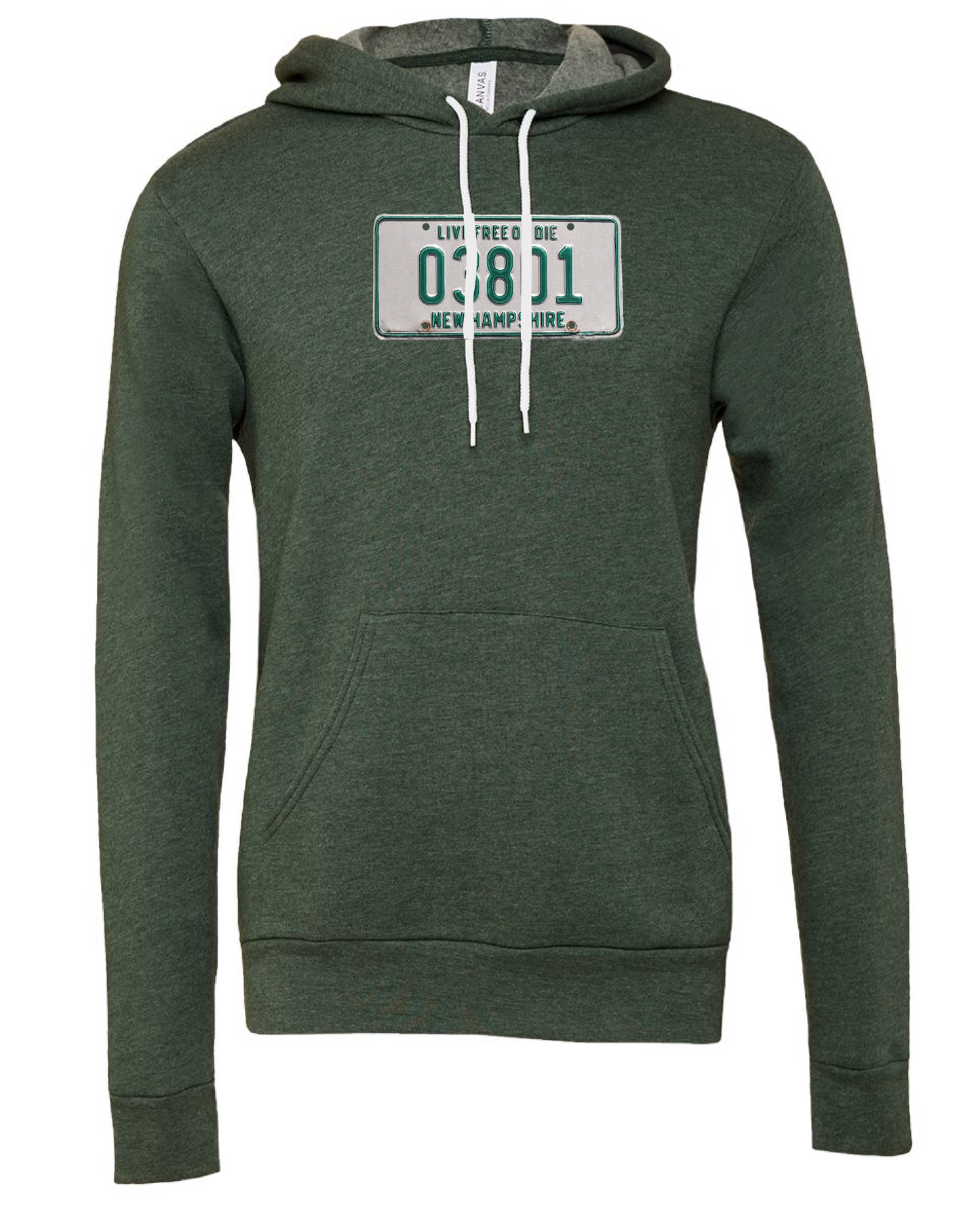 03801 License Plate Hoodie