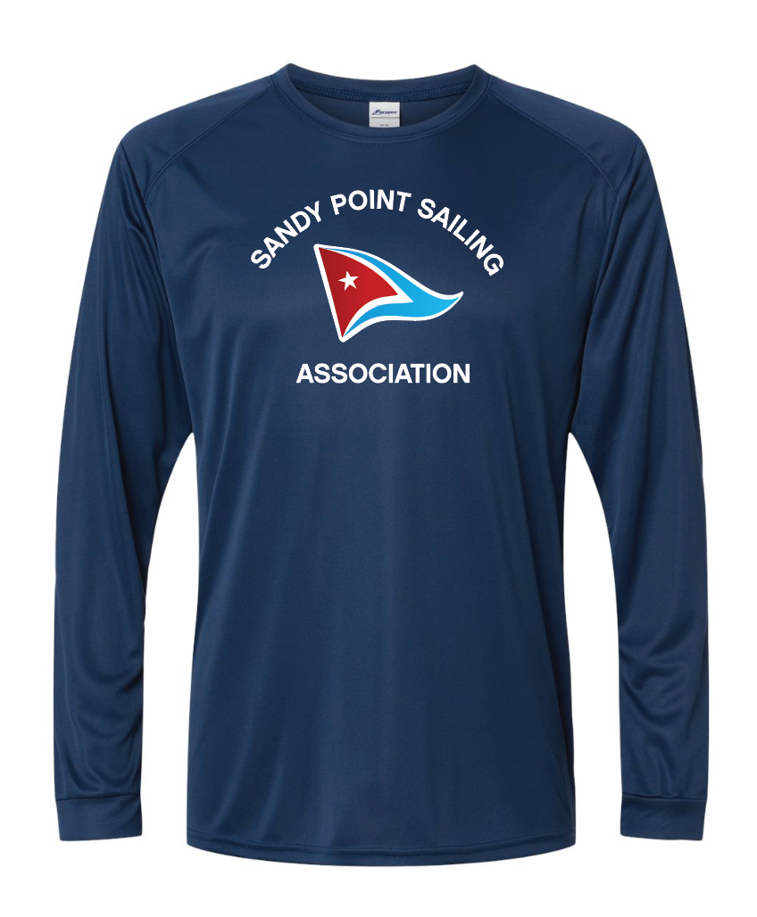 Sandy Point Sailing Association Long Sleeve Shirt with UV Protection 50 UPF