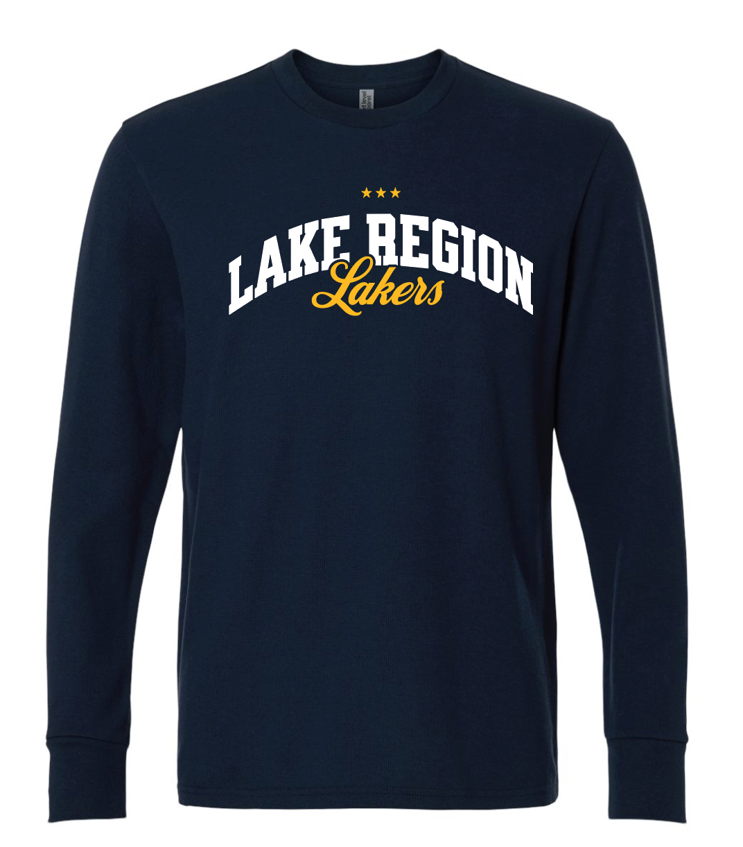 Lake Region Navy Long Sleeve T-Shirt
