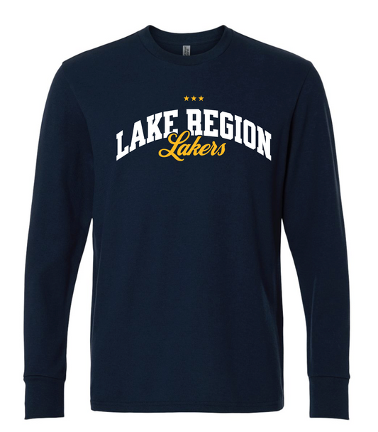 Lake Region Navy Long Sleeve T-Shirt