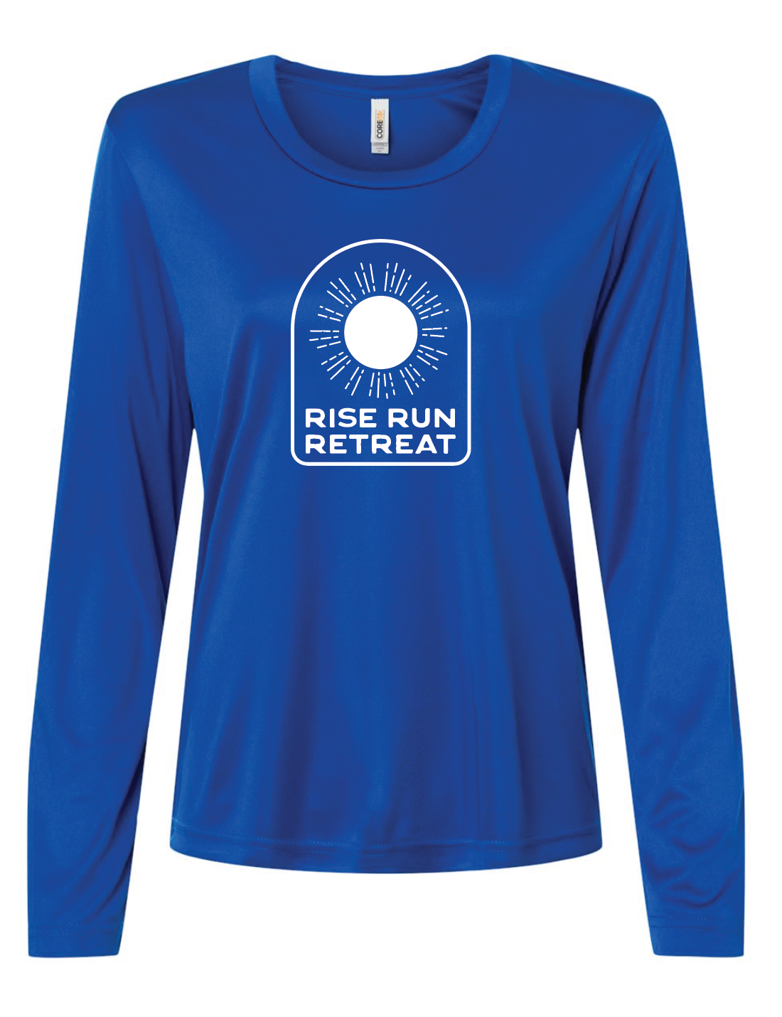 Rise Run Retreat LS UV Performance Top True Royal