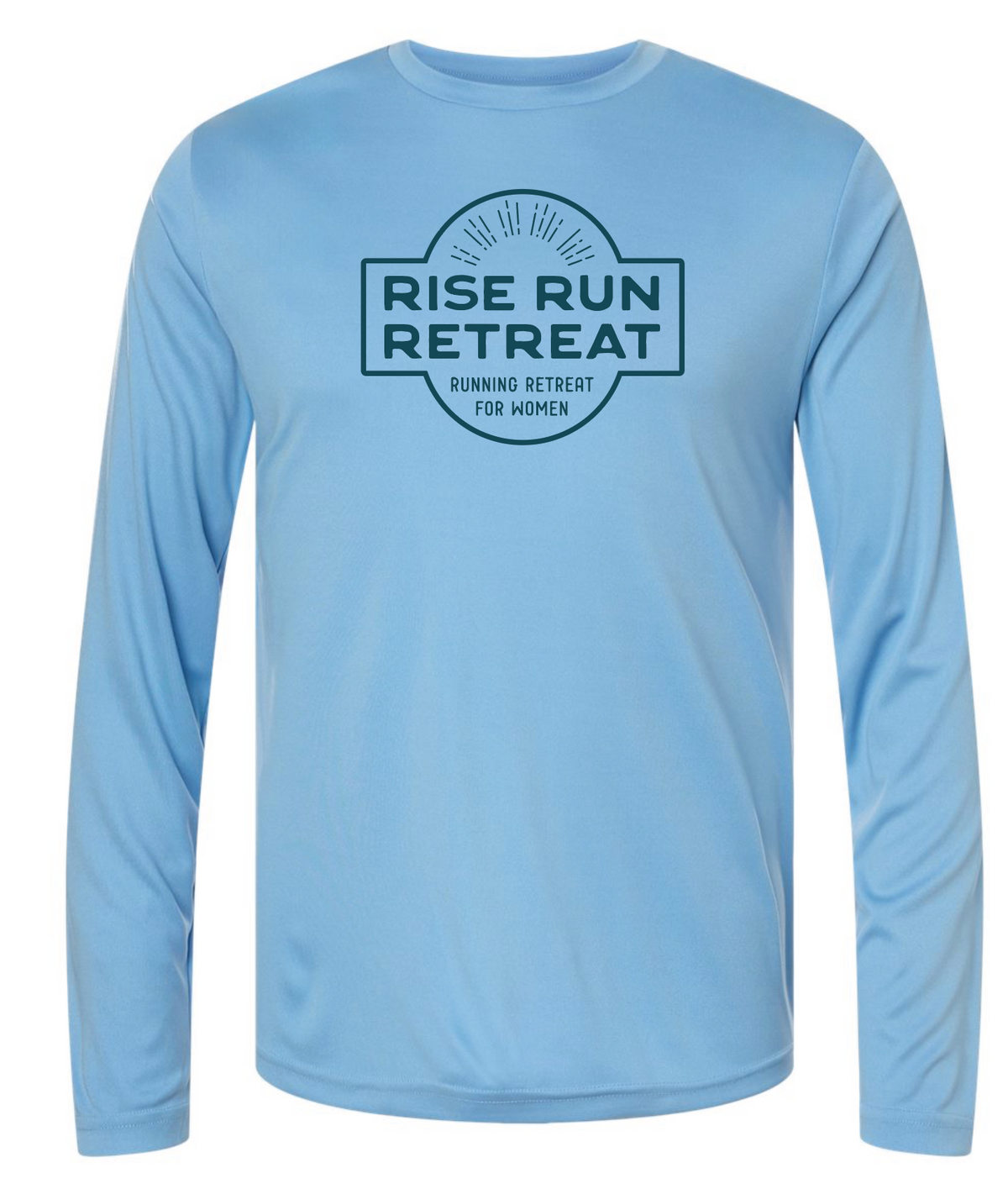 Rise Run Retreat LS UV Performance Top Unisex Columbia Blue