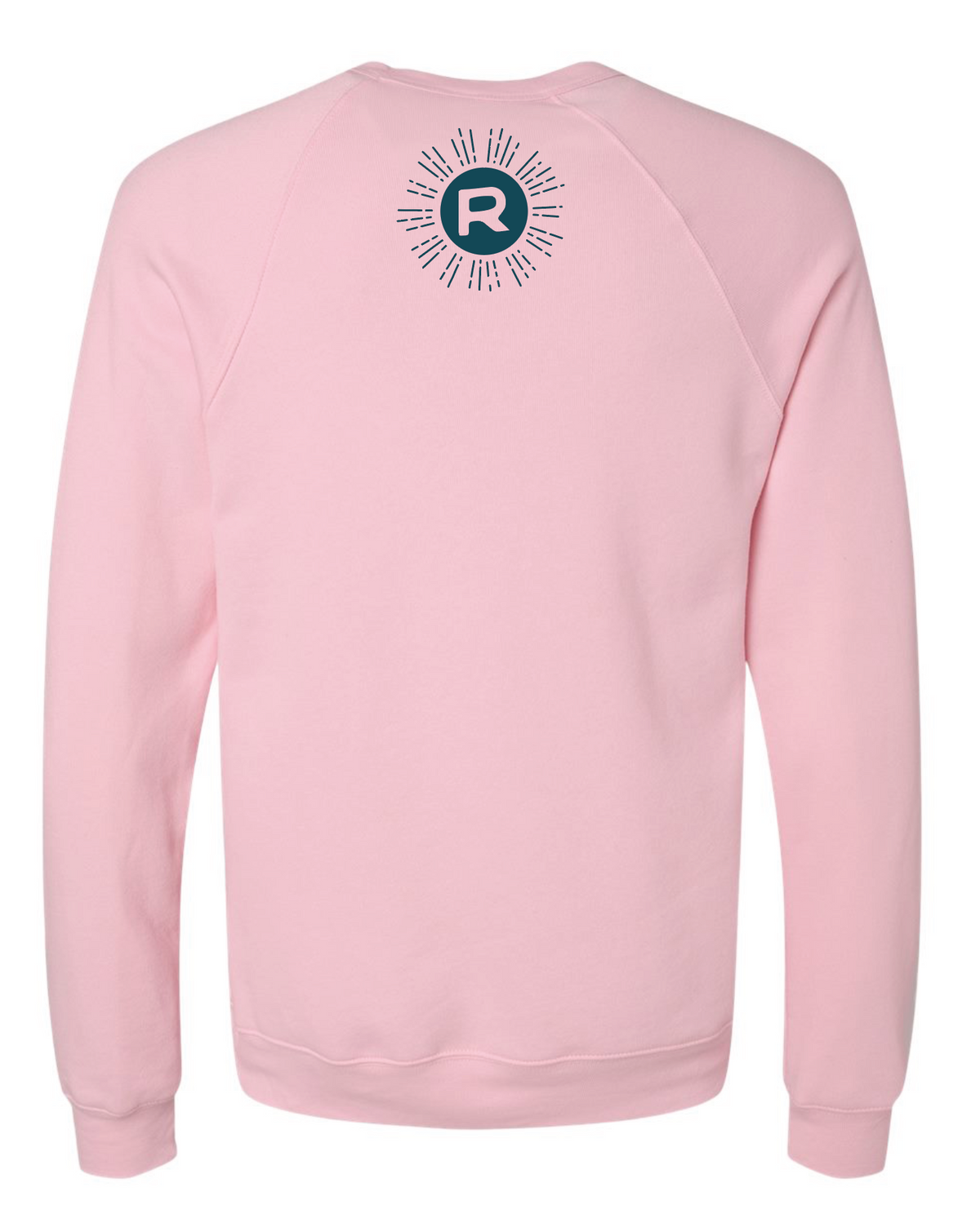 Rise Run Retreat Crewneck Sweatshirt Light Pink