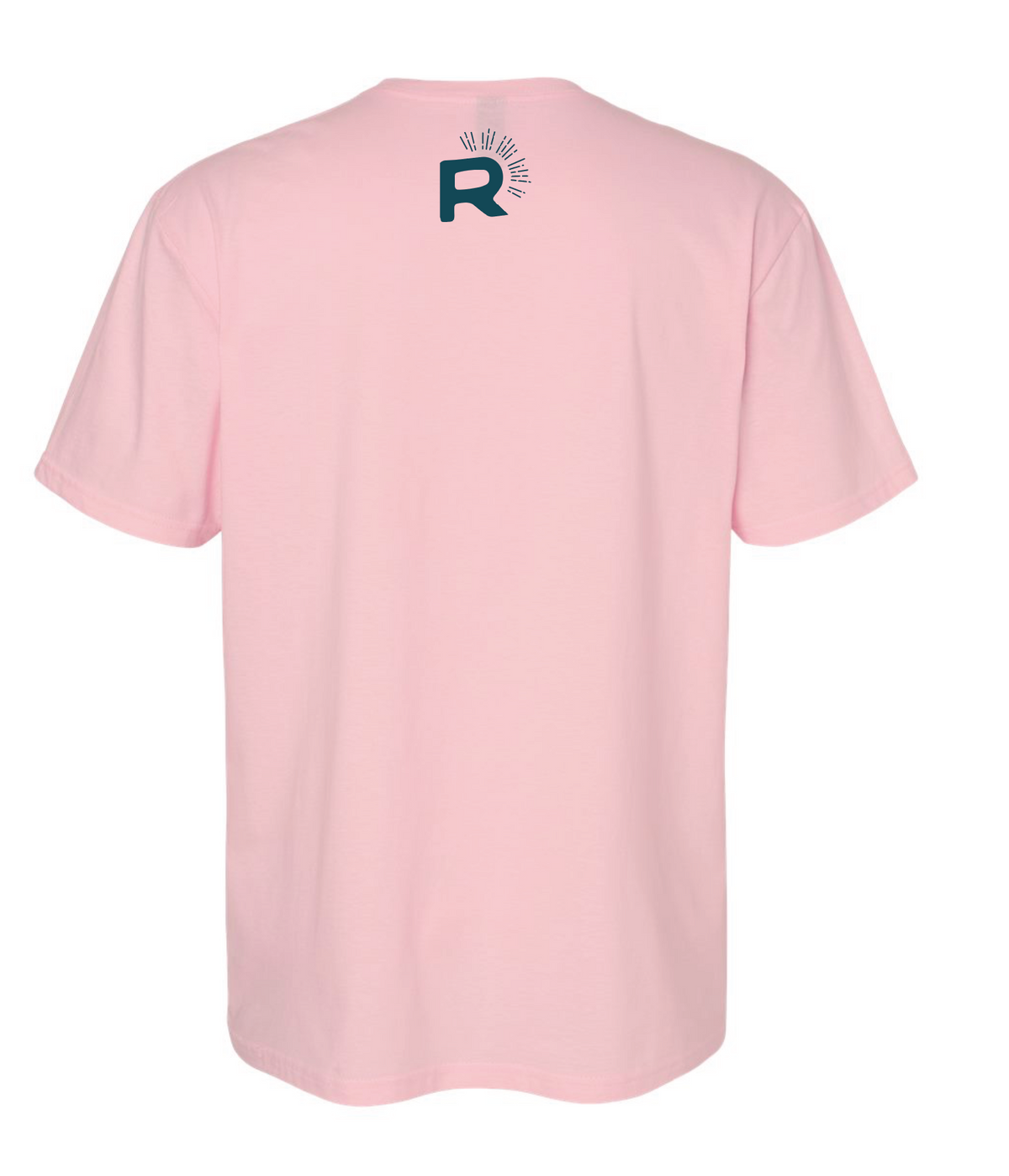 Pink Rise Run Retreat Short Sleeve Cotton T
