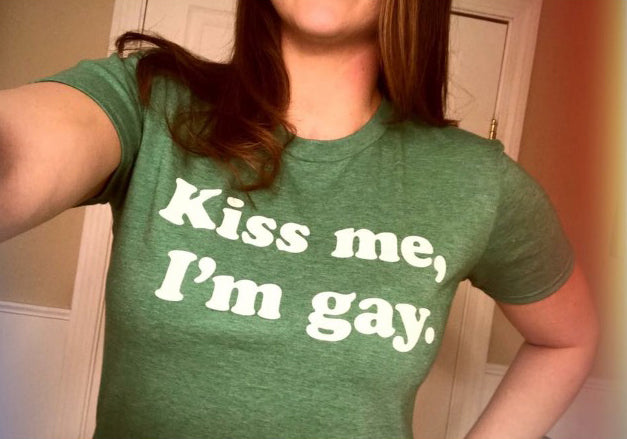 Kiss Me I'm Gay Short Sleeve T-shirt