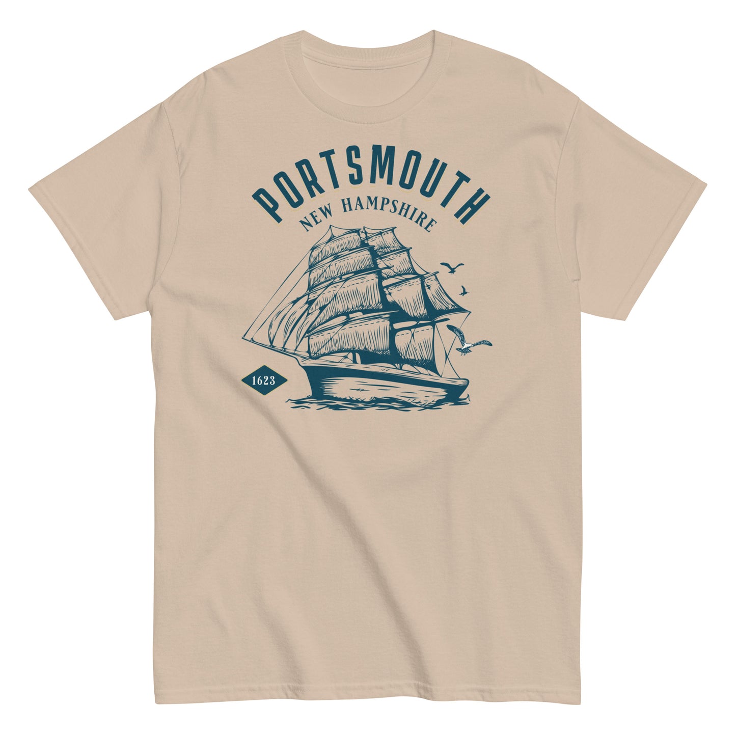 Portsmouth NH 100% cotton Tee