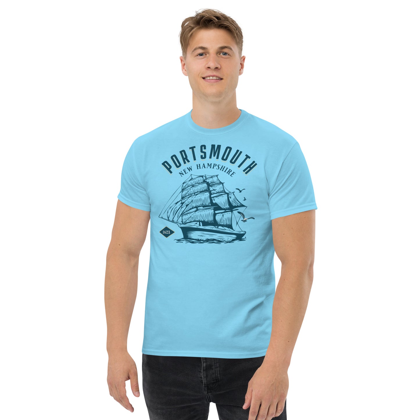 Portsmouth NH 100% cotton Tee