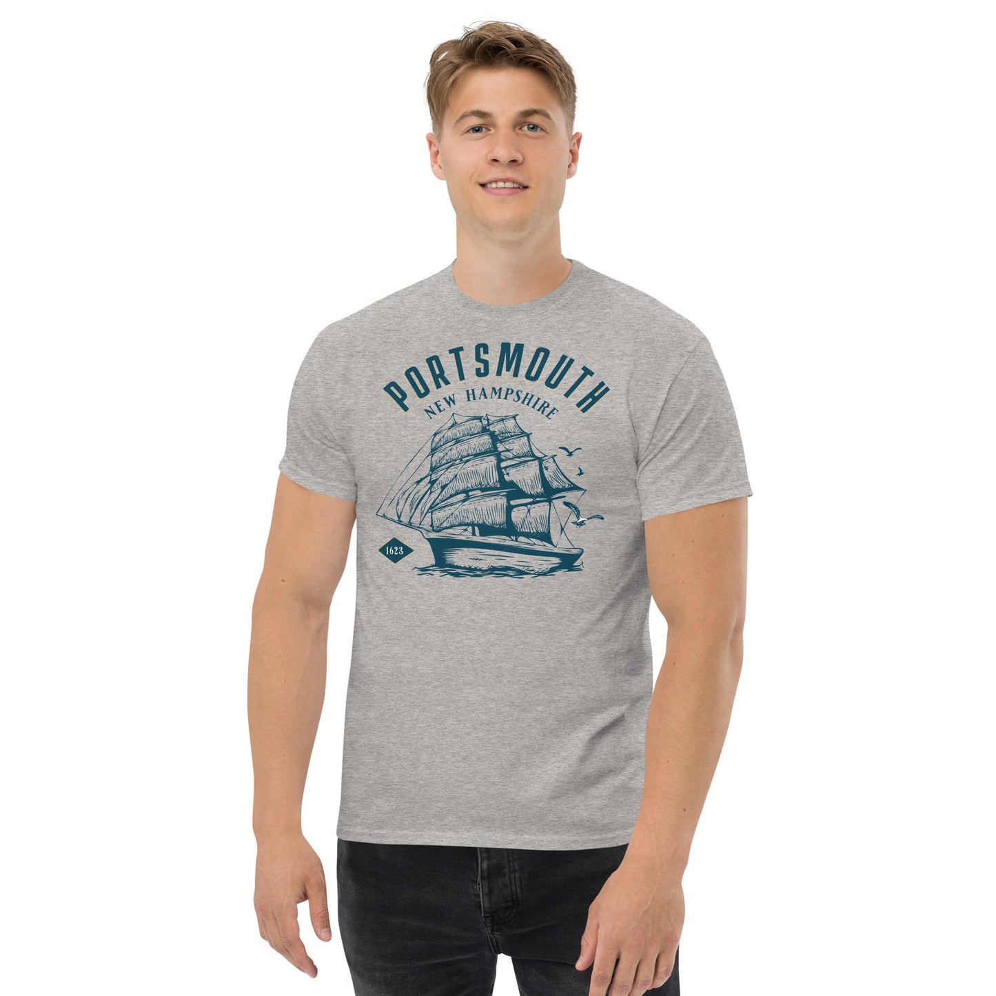 Portsmouth NH 100% cotton Tee