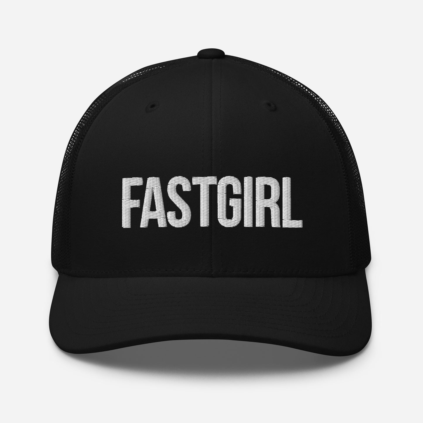 FAST GIRL Snap Back Retro Trucker Cap