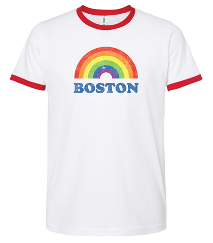 Boston Rainbow Short Sleeve T-shirt